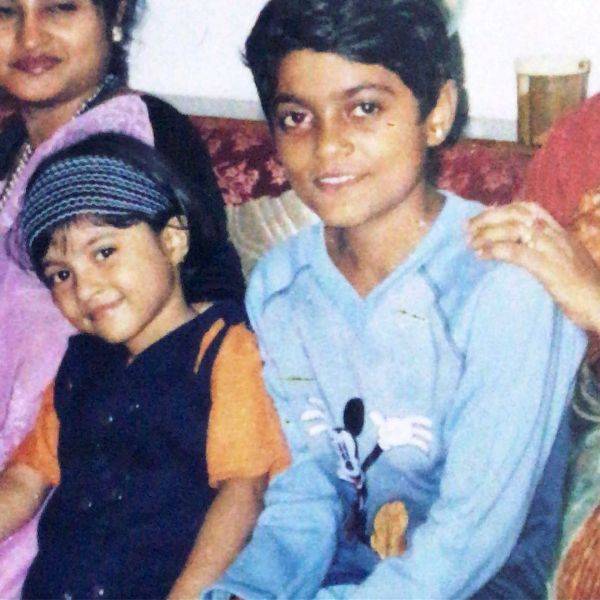 Childhood picture of Prakruti Mishra