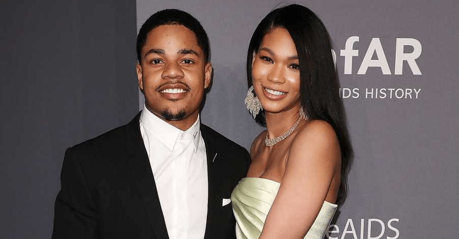 Chanel Iman and her husband Sterling Shepard