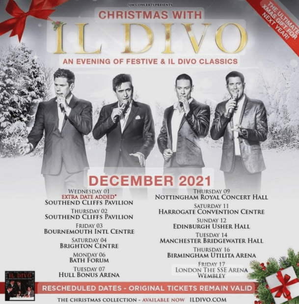 The group had to postpone their UK Christmas tour.  after the death of Carlos Marin