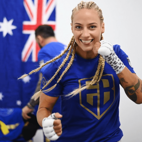 The Australian professional boxer Ebanie Bridges