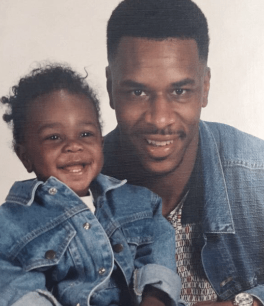 Young Malik McDowell and his father Young Malik McDowell and his father