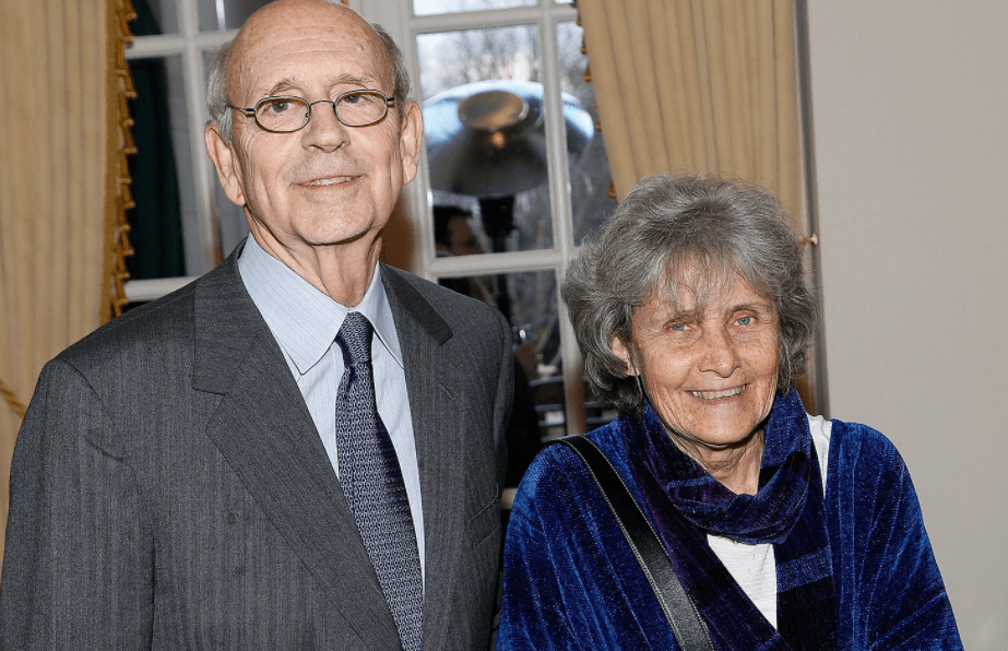 Stephen Breyer and his wife, Joanna