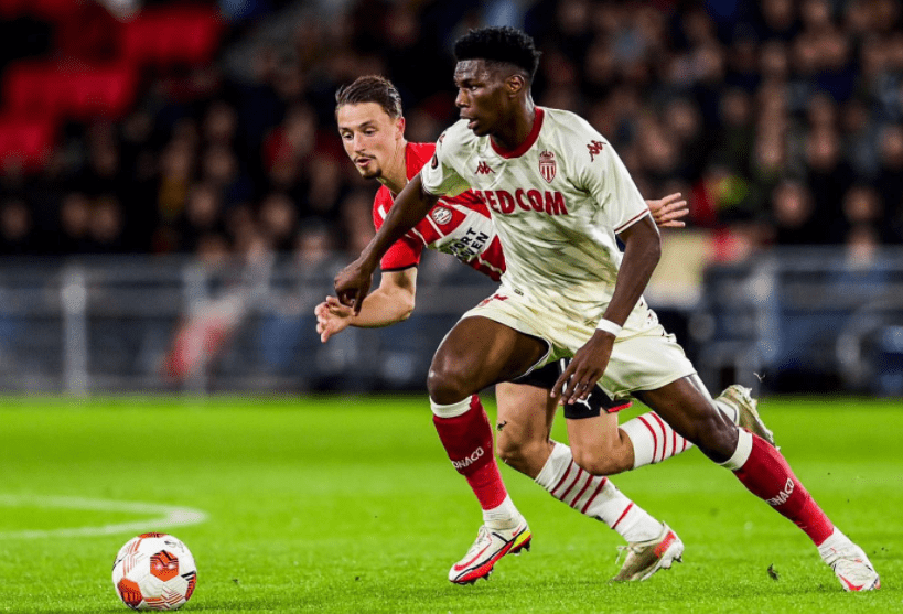 Aurelien Tchouameni, midfielder for Monaco Aurelien Tchouameni, midfielder for Monaco
