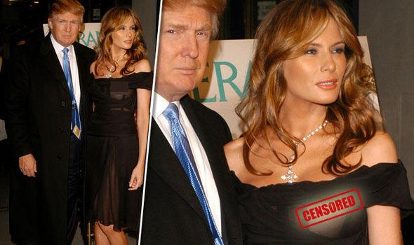 Melania Trump: Throwback sees First Lady's nipple flash in s-xy sheer dress