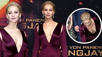 Jennifer Lawrence once accidentally almost exposed her b--bs