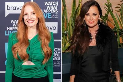 Jessica Chastain reveals she once rented Kyle Richards' house: