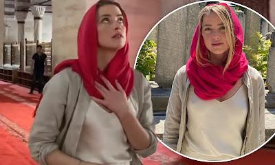When Amber Heard was trolled for going braless in a mosque